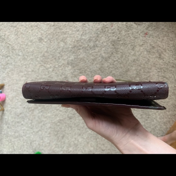 Authentic Gucci wallet (added non Gucci chain) - Picture 5 of 8